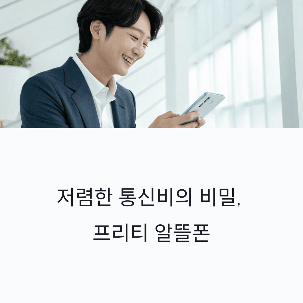 프리티 알뜰폰 가입 방법 완벽 정리 (2025년 최신) 1 1 5