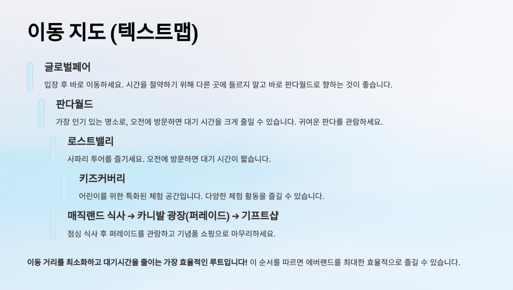 어린이날 에버랜드 추천 이동 동선 완벽 가이드 (2025년) 4 4 5