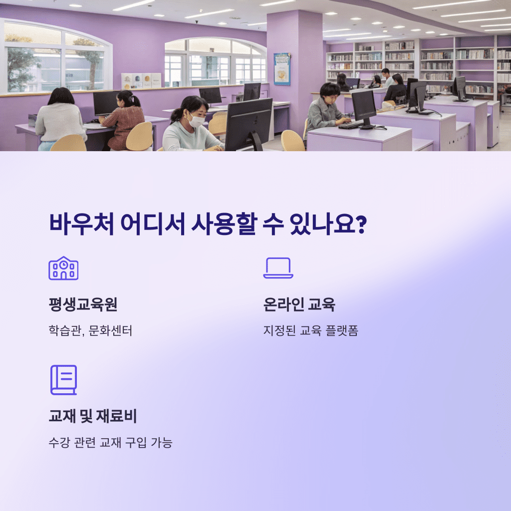 2025 평생교육 바우처 완벽 가이드 (최신 정리) 5 5 2