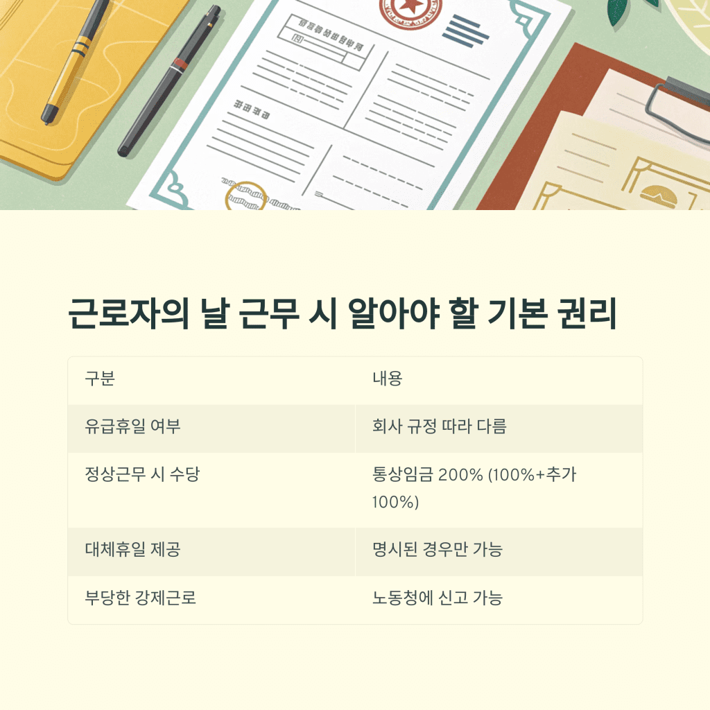 근로자의 날, 업종별 대처법 완벽 가이드 (2025년) 7 7 2