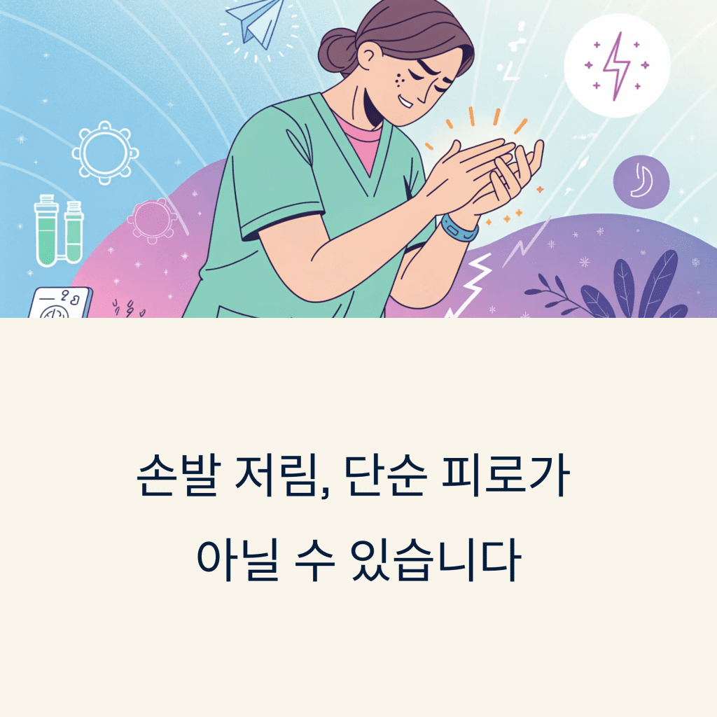 손발 저림 원인과 대처법 | 말초신경 문제 예방 2 1 10