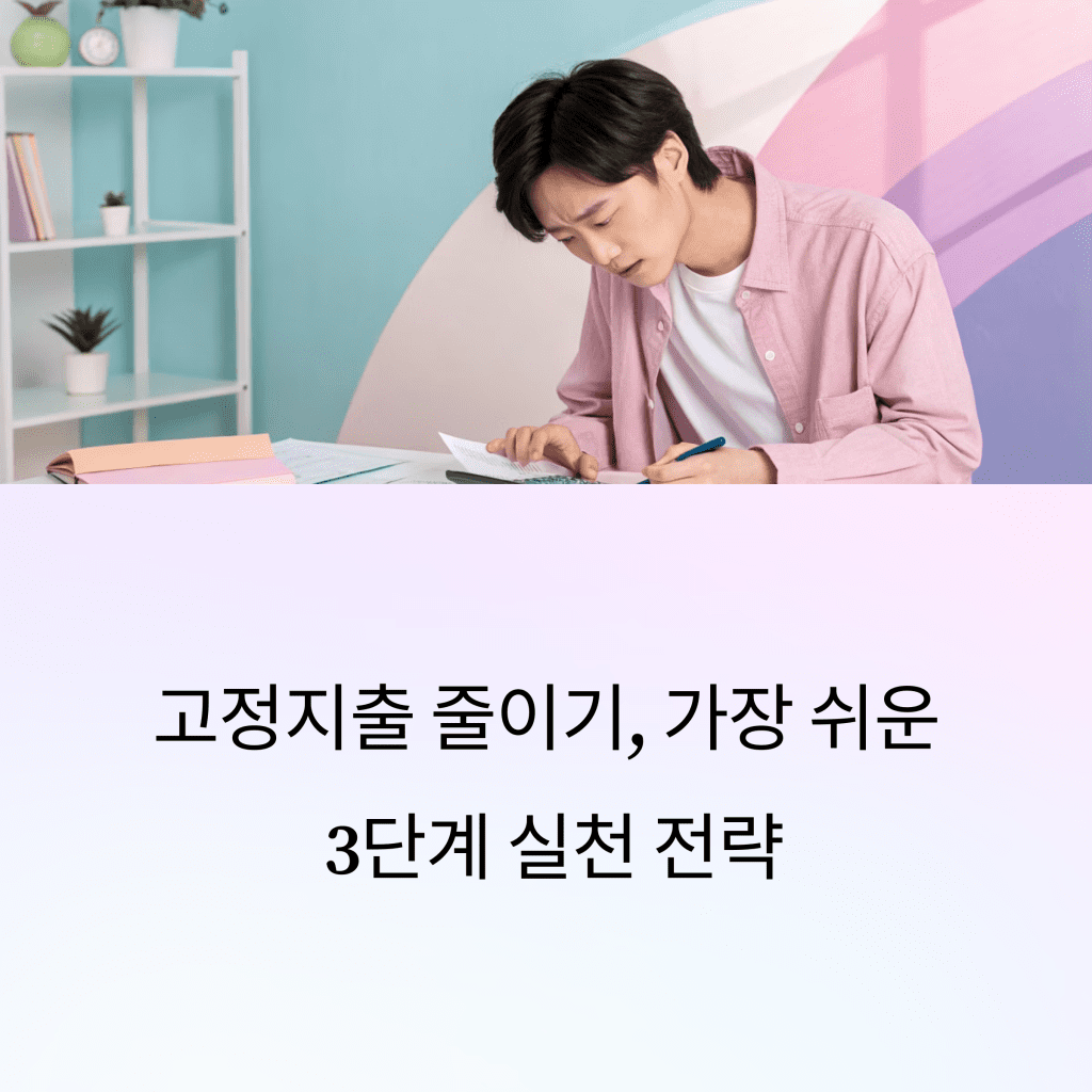 고정지출 줄이기, 가장 쉬운 3단계 실천 전략 2 1 22