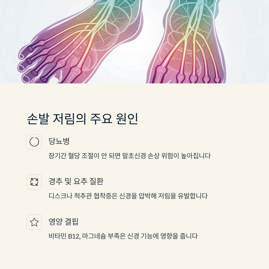 손발 저림 원인과 대처법 | 말초신경 문제 예방 3 2 12