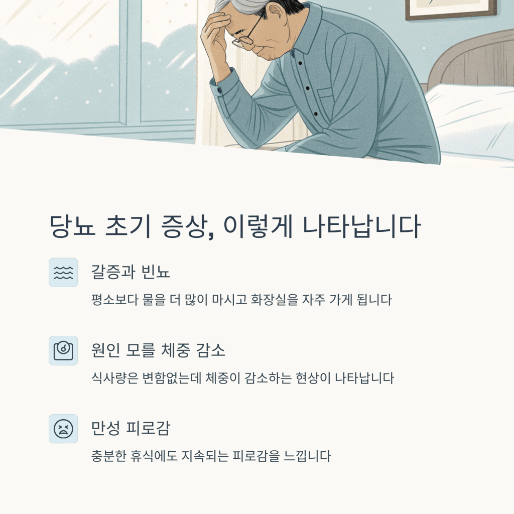 60대 당뇨 초기 증상 알아보기 | 이런 신호가 위험! 3 2 16