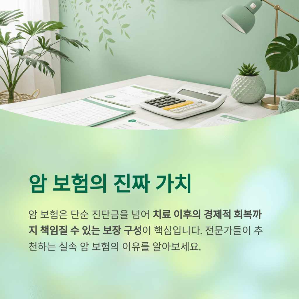 전문가가 추천한 실속 암 보험, 지금이 최적의 시기입니다 3 2 25