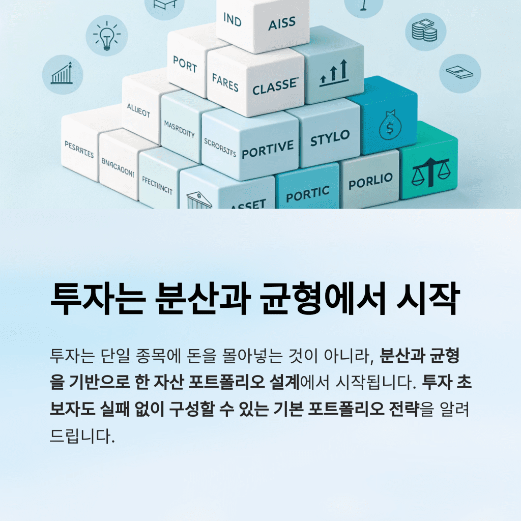 자산 포트폴리오 구성, 실패 없는 첫 설계 전략 3 2 36