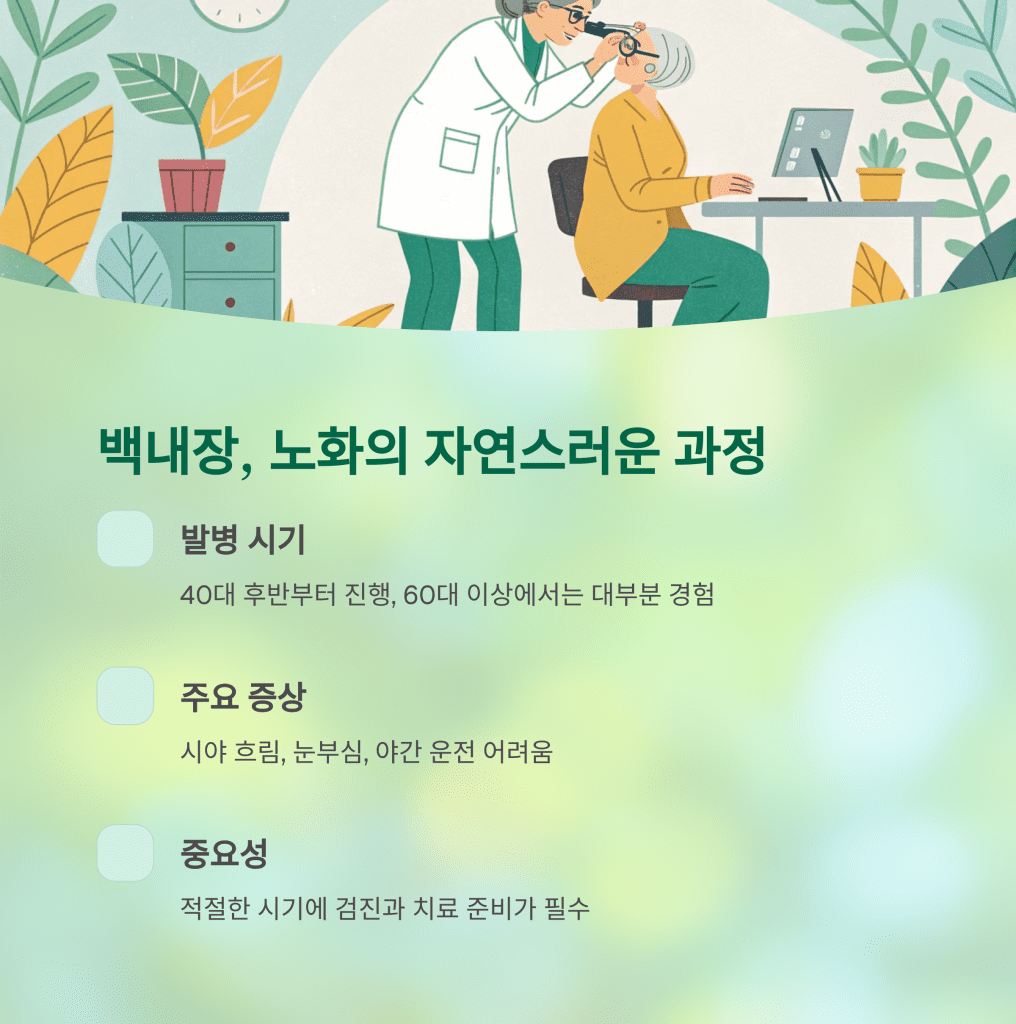 시야가 흐릿해졌다면? 백내장 검사는 언제부터 받아야 할까 2 2 4