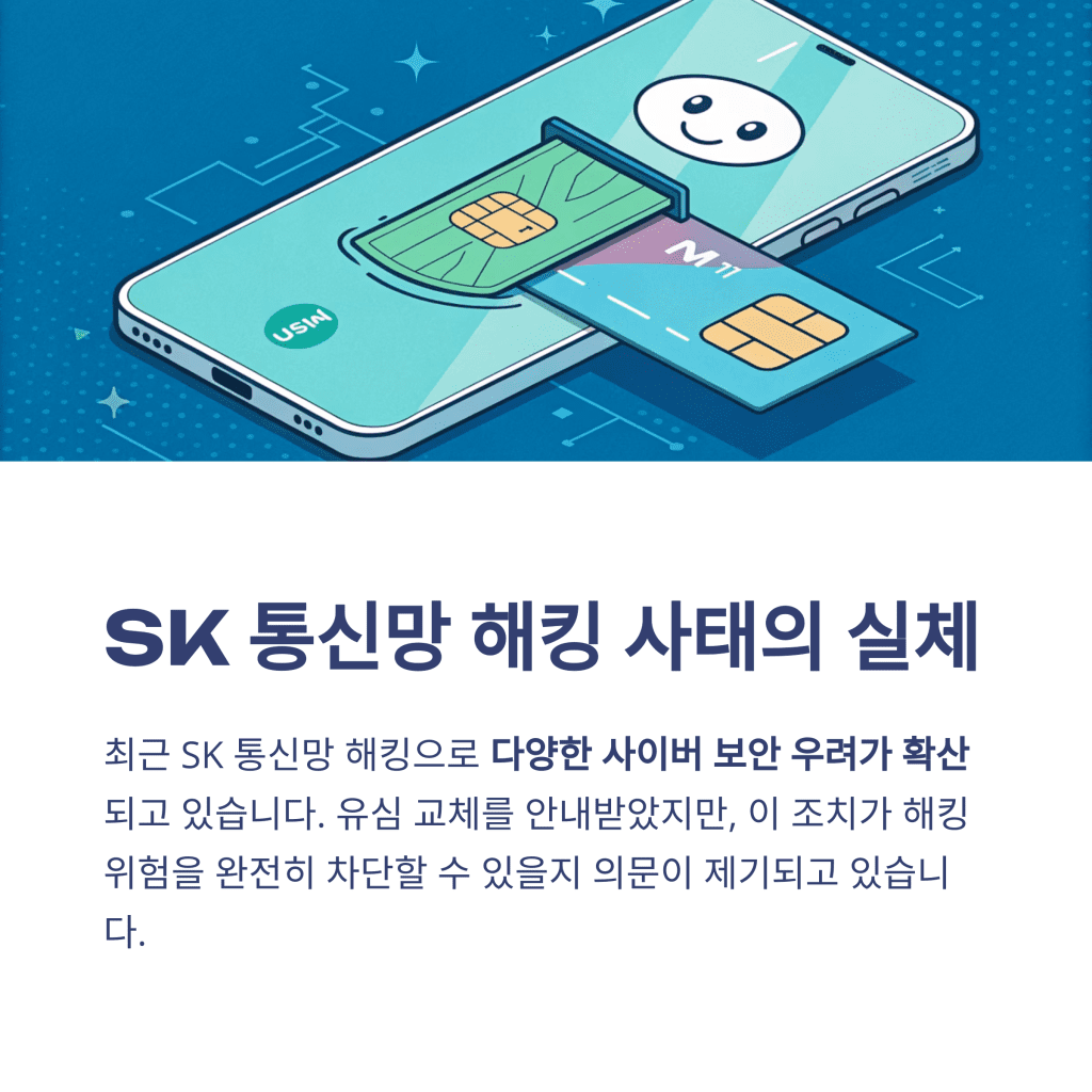 SK 해킹 사태, 유심 교체만으로 충분할까? 2 2 SK