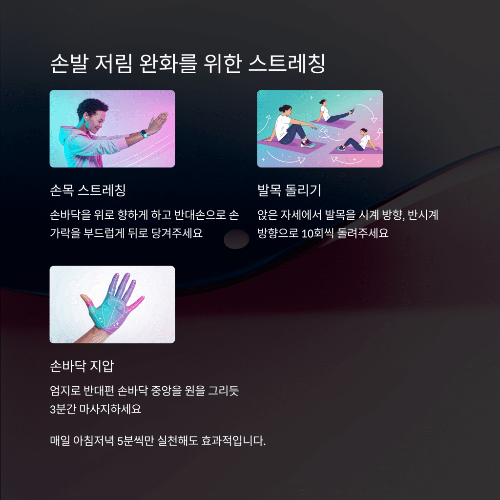 손발 저림 원인과 대처법 | 말초신경 문제 예방 6 5 14