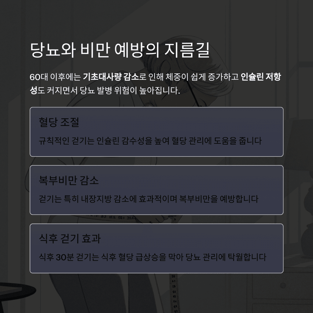 걷기만 해도 건강해진다? 60대를 위한 걷기 효과 총정리 5 5 2