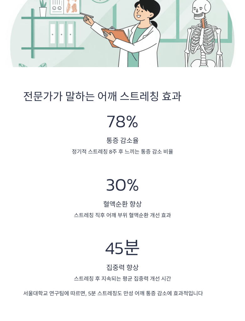 어깨 결림에 좋은 스트레칭 5분 루틴 6 5 23