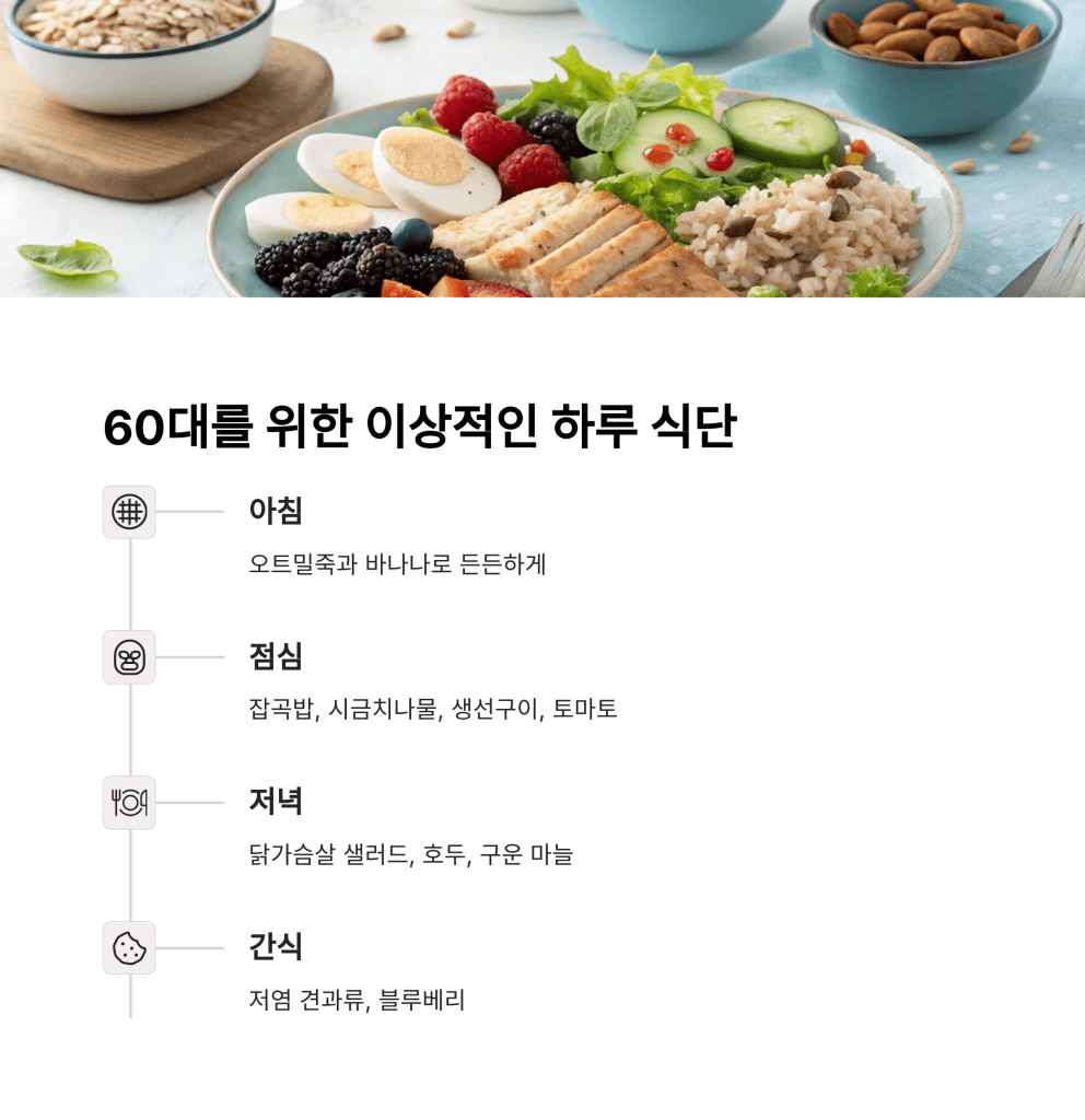 60대 혈압 낮추는 음식 추천 | 매일 먹기 좋은 식단 5 5 60