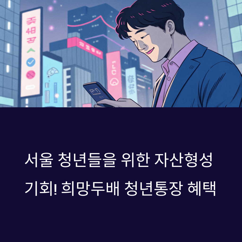 희망두배 청년통장 서울시 혜택 총정리 2 희망두배 청년통장