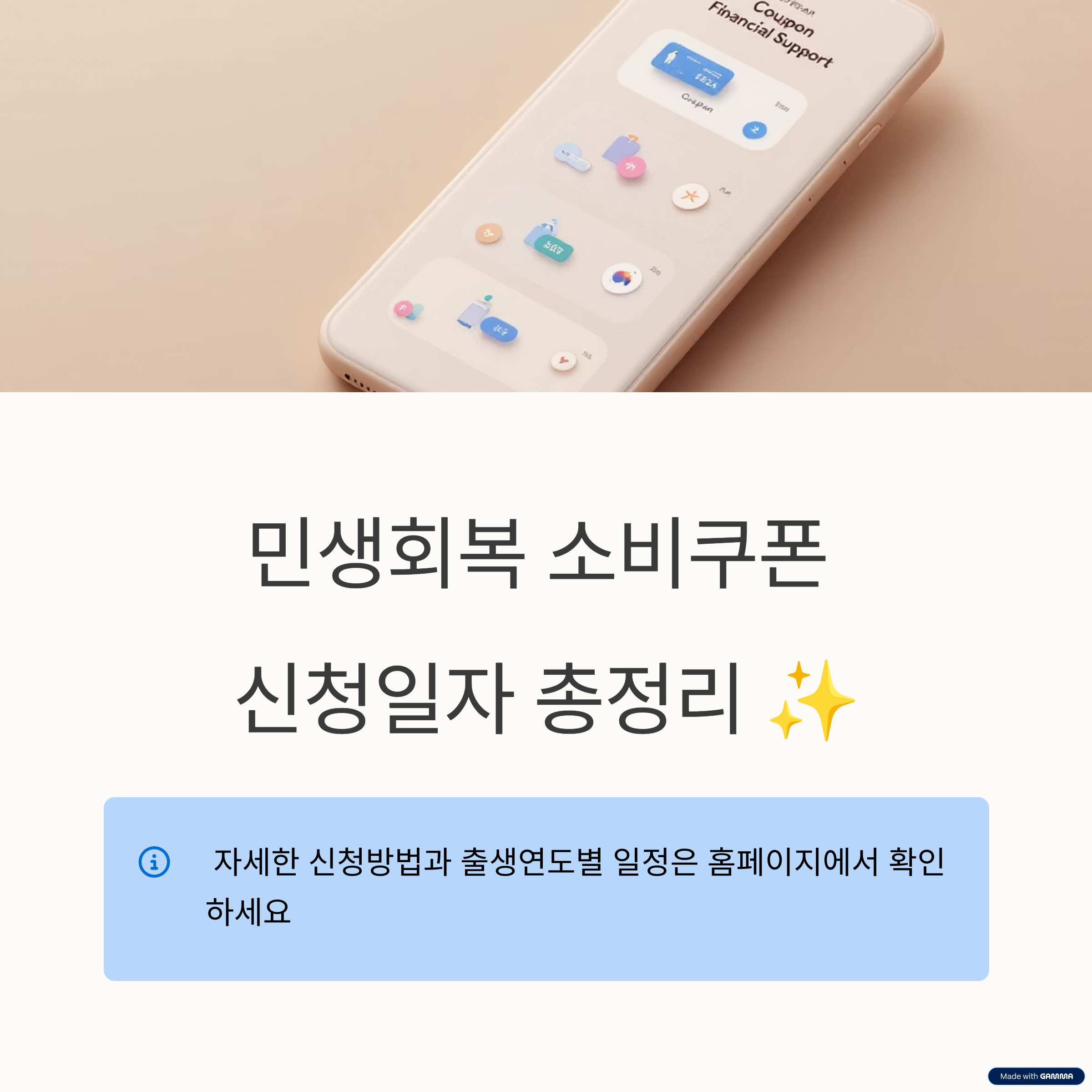 민생회복 소비쿠폰 소비일자 총정리