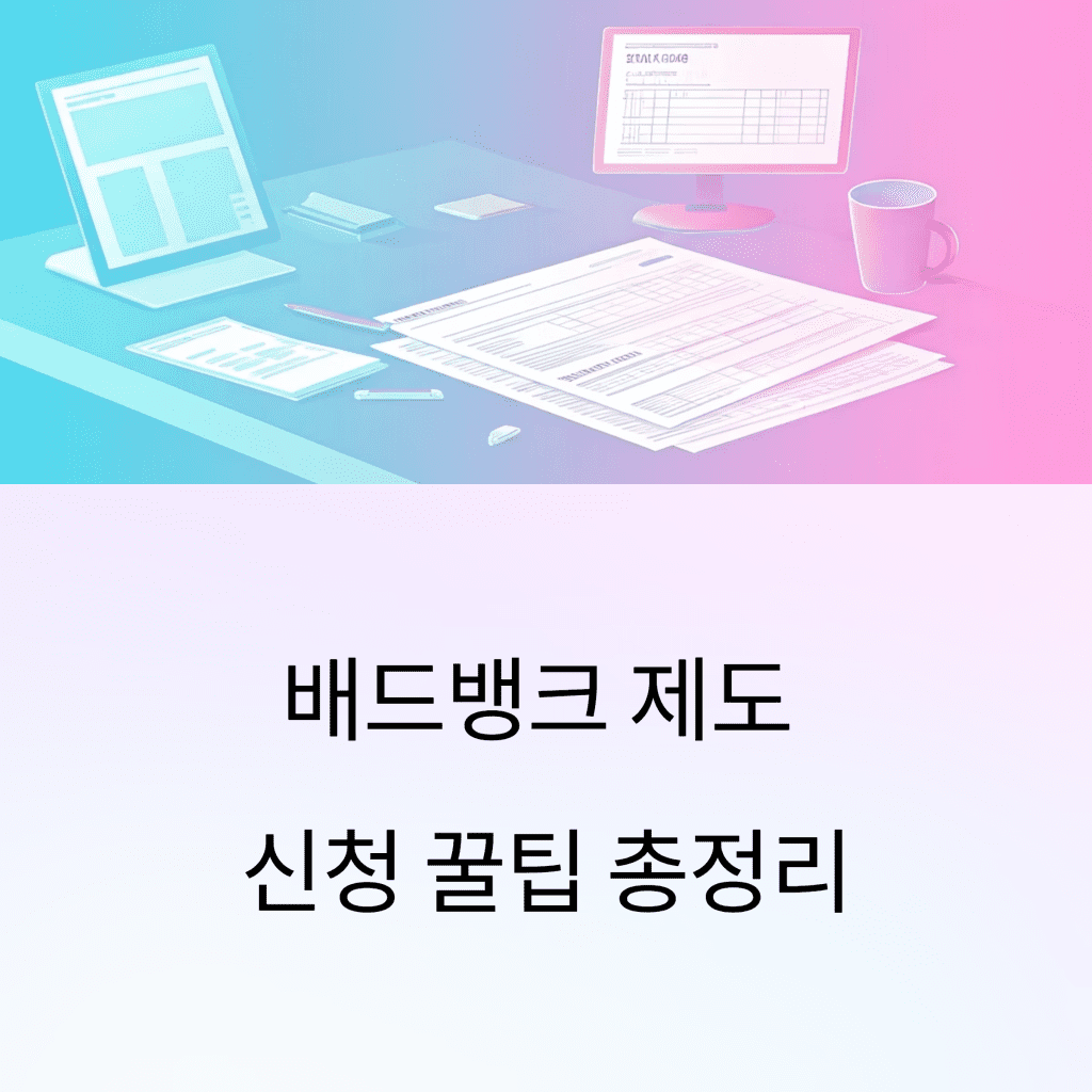 배드뱅크 제도 신청 꿀팁 총정리 2 배드뱅크 제도 신청 꿀팁 총정리
