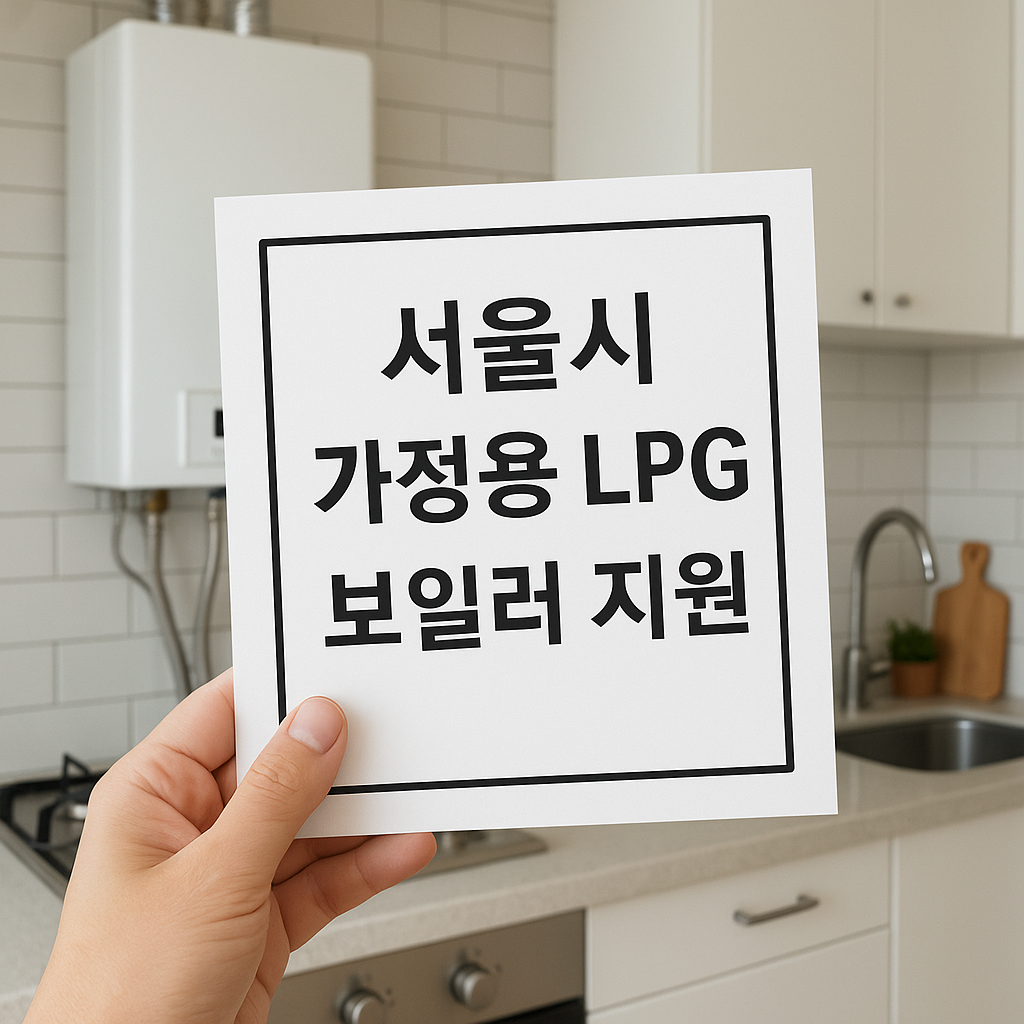2025년 서울시 가정용 LPG보일러 보조금 총정리 2 서울시 가정용 LPG 보일러 지원