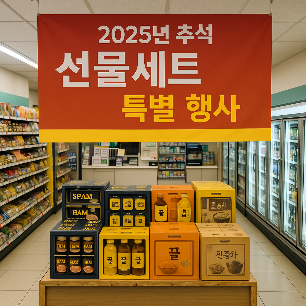 2025년 추석 편의점 선물세트 특별 행사 총정리 2 편의점 추석 선물세트 특별행사