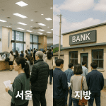 서울 vs 지방 배드뱅크 신청 차이